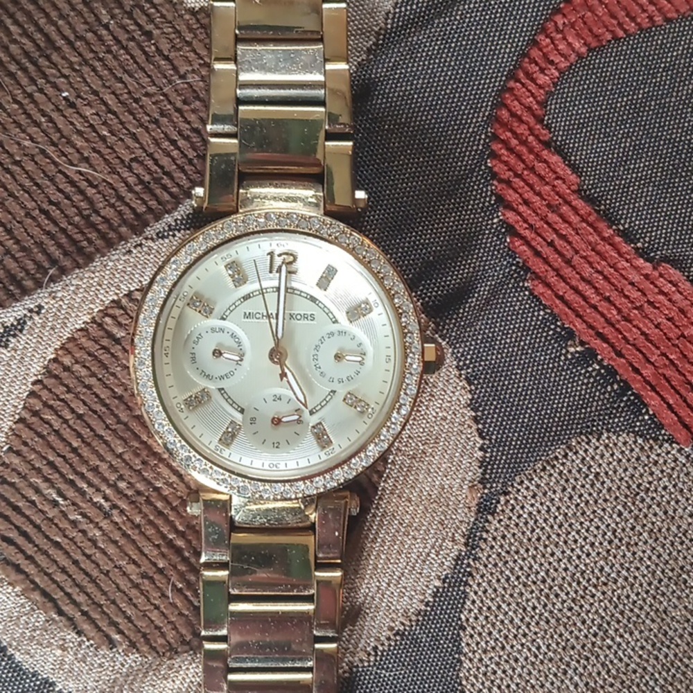 Men's Michael Kors gold watch